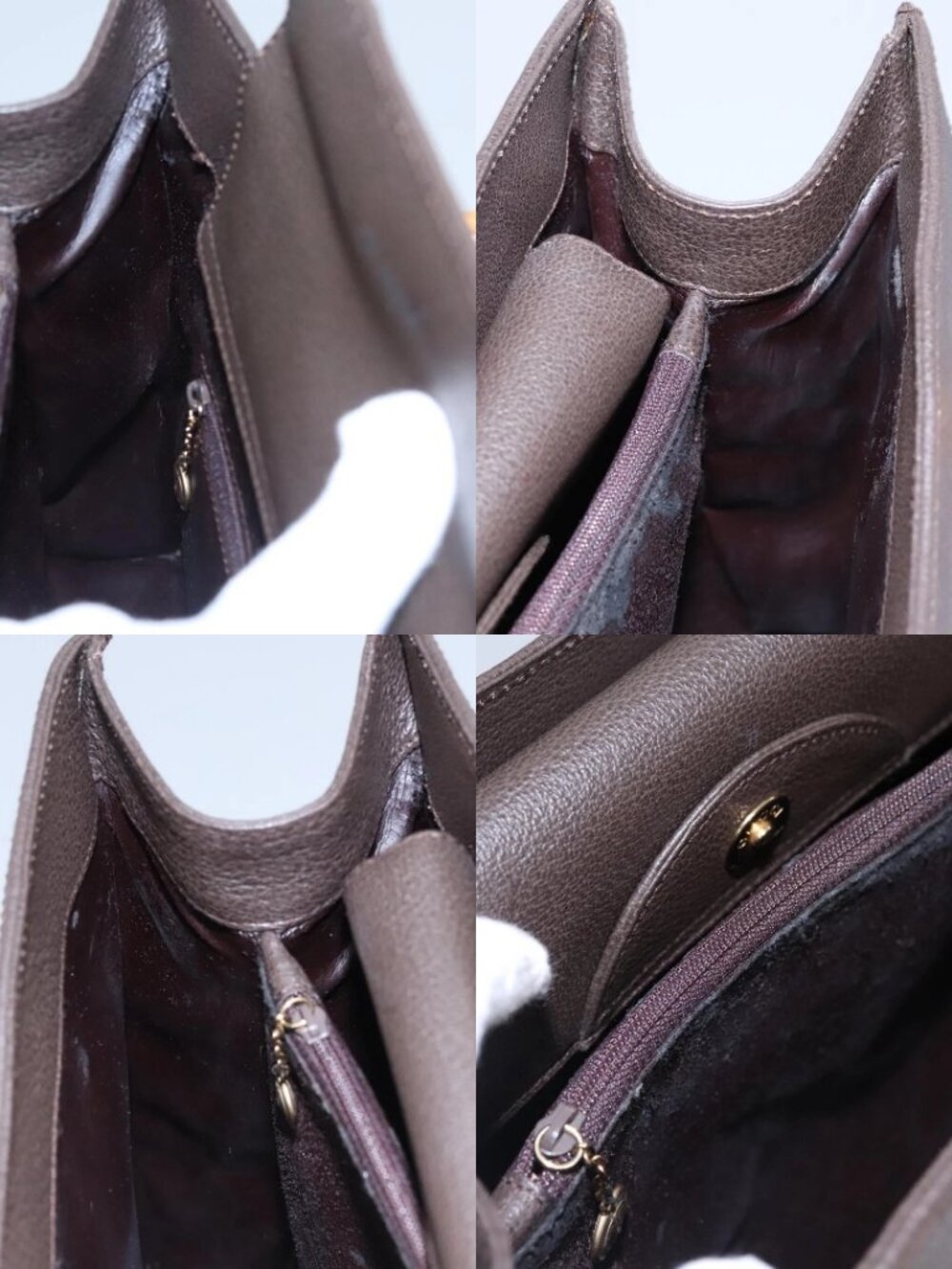 GUCCI Bamboo Hand Bag Suede Brown Gold 002 2853 0260 0 Auth BA348 - Picture 15 of 15